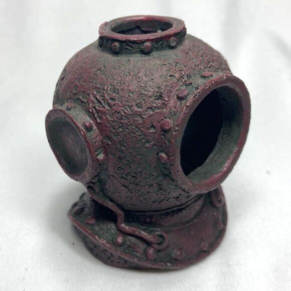 Top Fin Scuba Helmet Fish Tank Decoration Hideaway Small 3"T x 2.5"W x 2.5"L - Picture 5 of 8